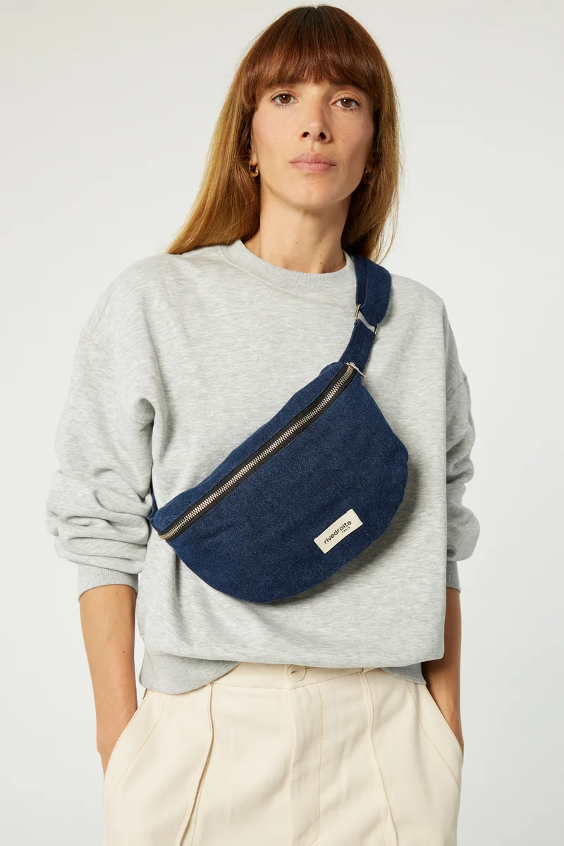 Custine le sac banane - Denim Brut recyclé