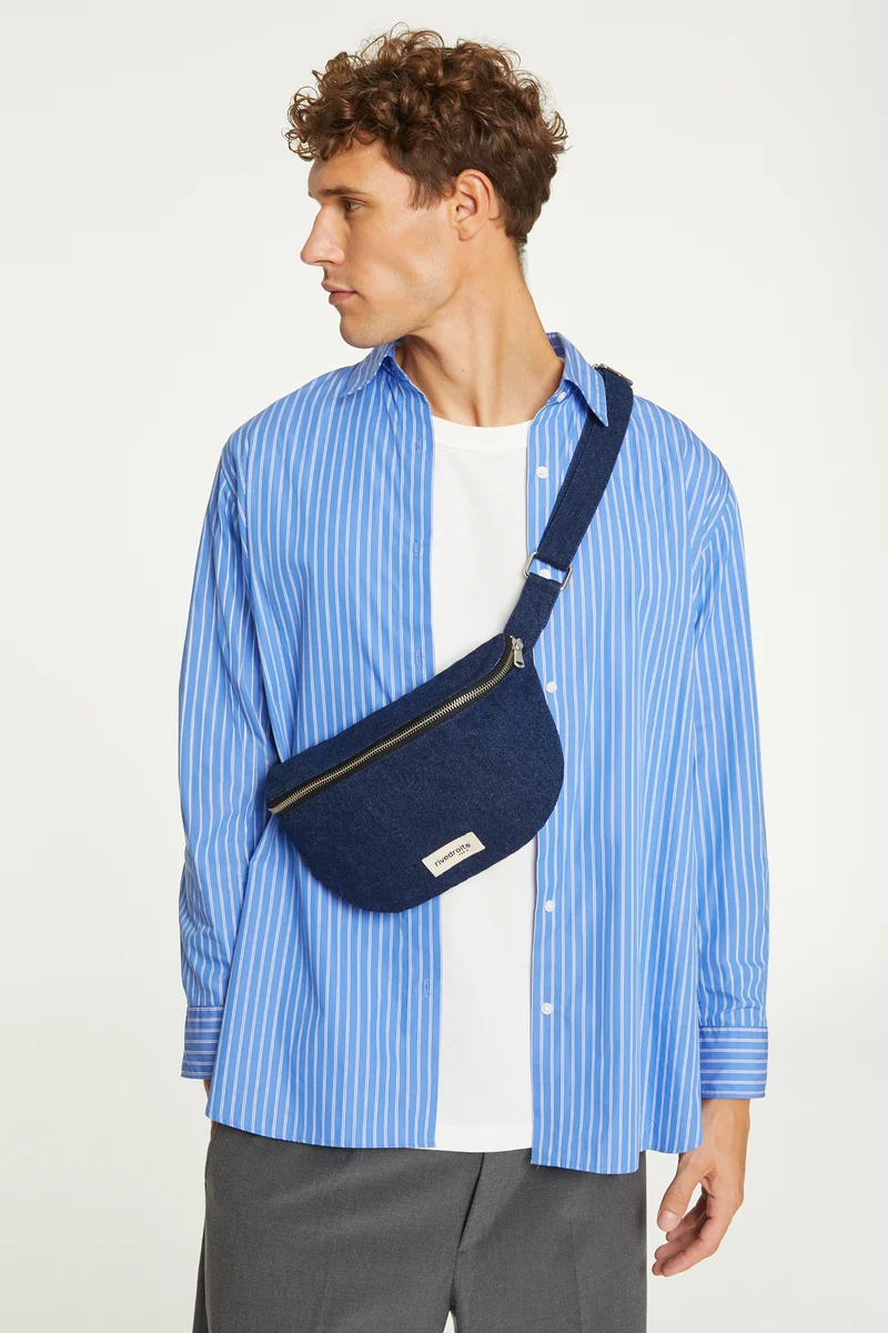 Custine le sac banane - Denim Brut recyclé