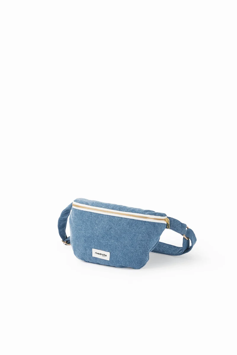 Custine le sac banane - Denim Clair recyclé