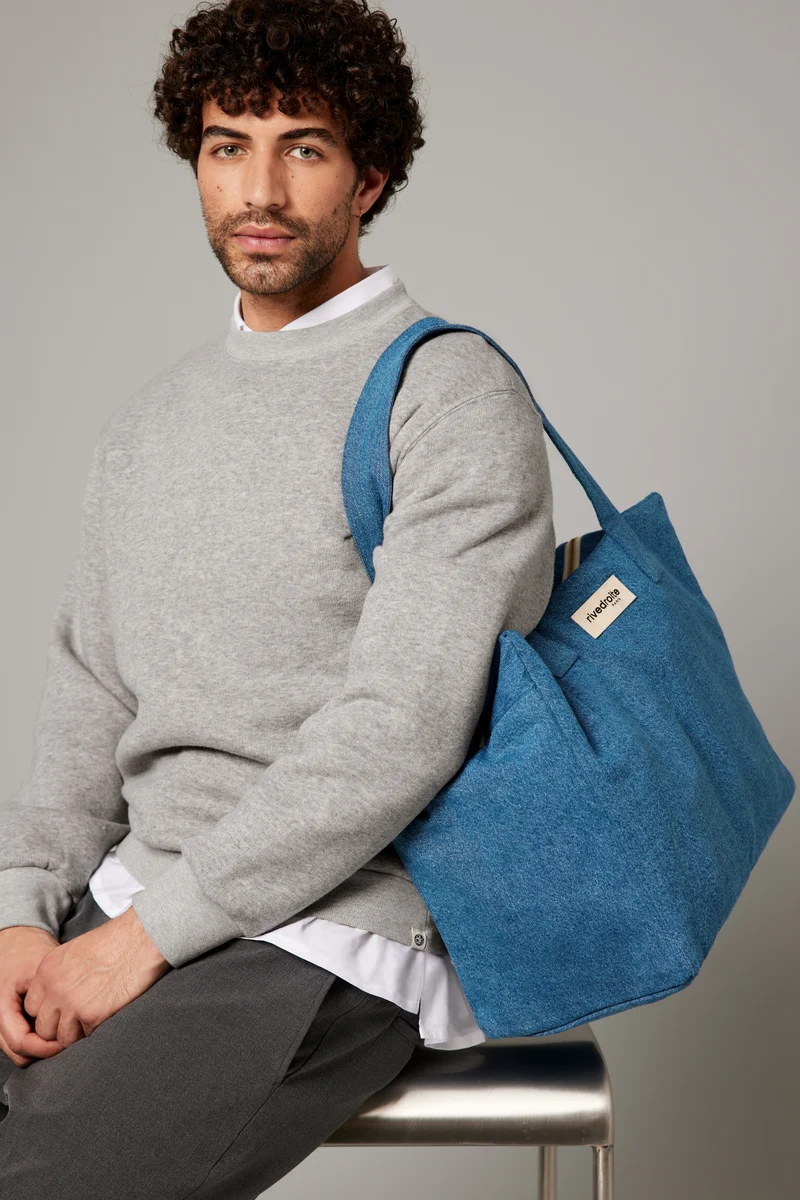 Célestins le sac 24 heures - Denim Clair recyclé
