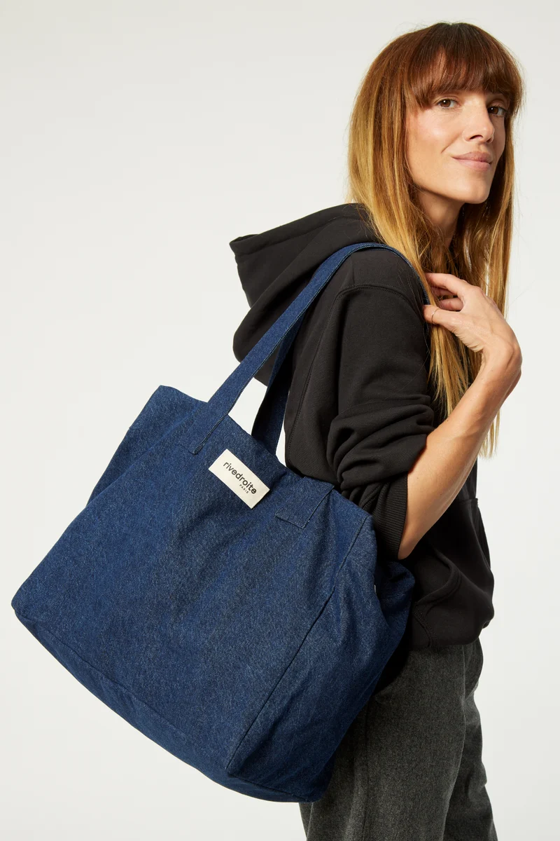 Célestins le sac 24 heures - Denim Brut recyclé