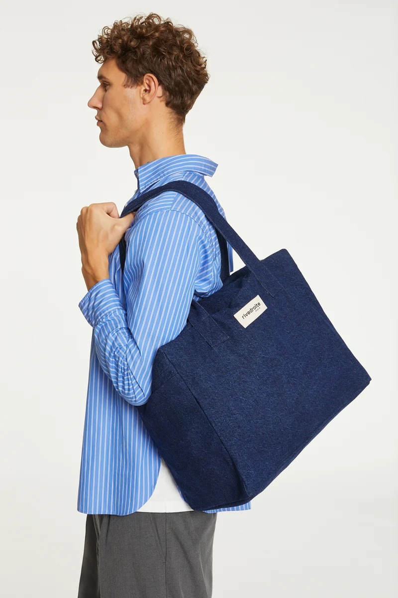 Célestins le sac 24 heures - Denim Brut recyclé