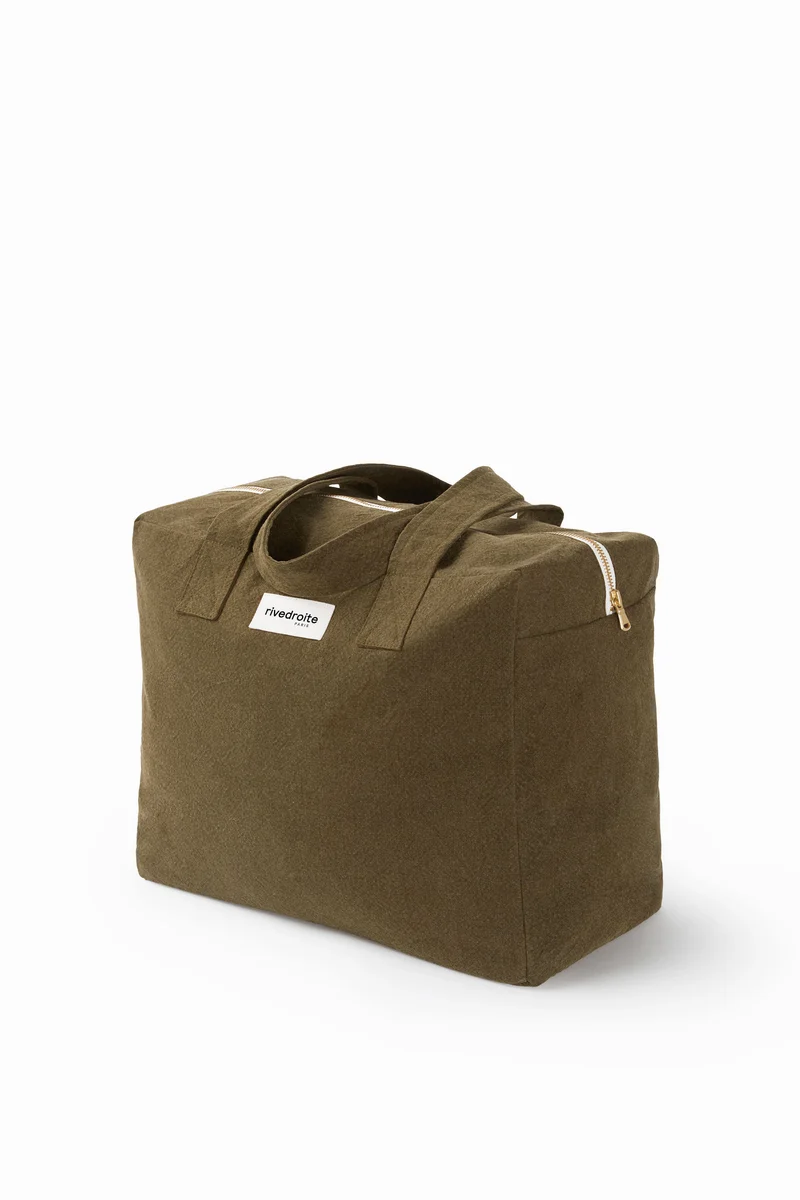 Célestins le sac 24 heures - Coton recyclé Kaki