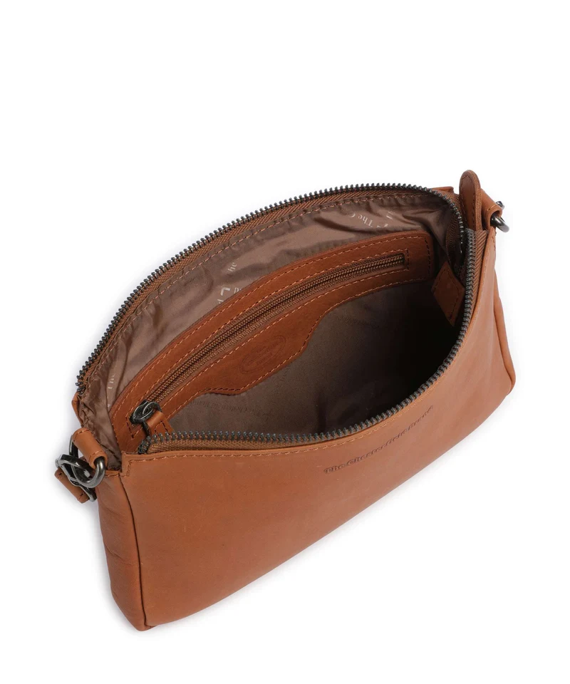 The Chesterfield Brand Wax Pull Up Cow Orinoco Sac porté épaule cognac