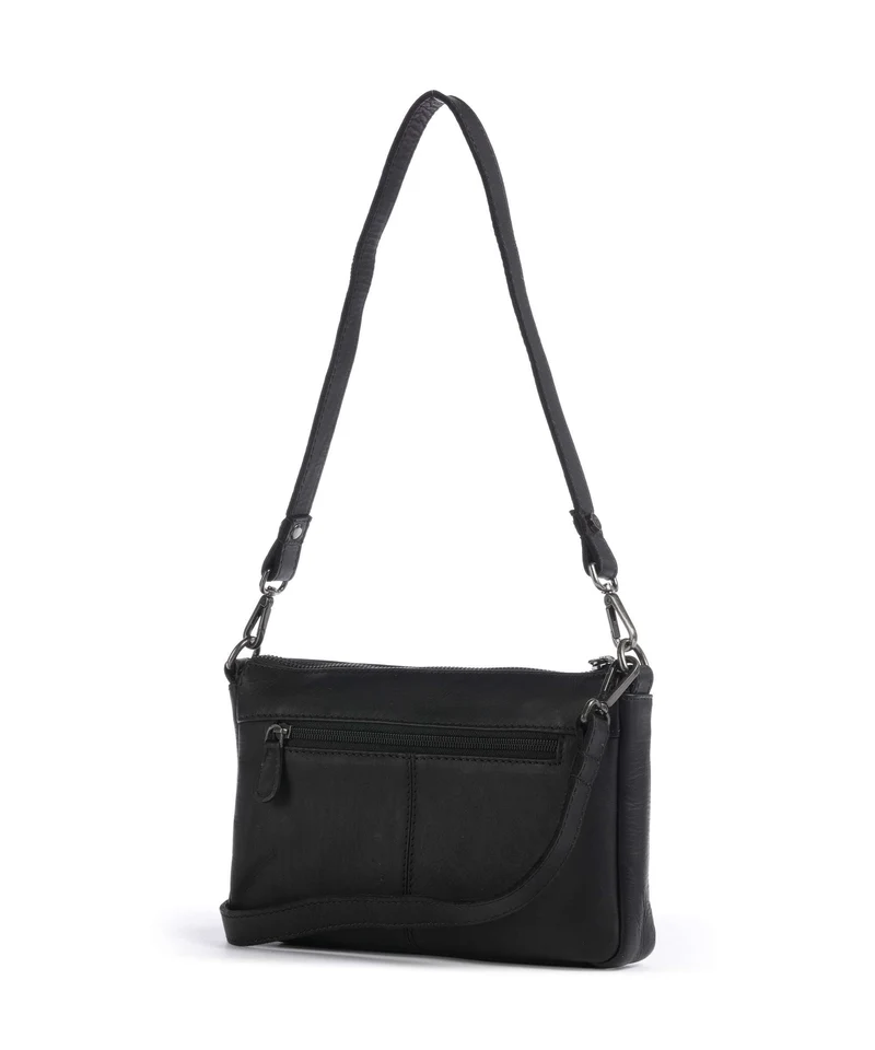 The Chesterfield Brand Wax Pull Up Cow Orinoco Sac porté épaule black