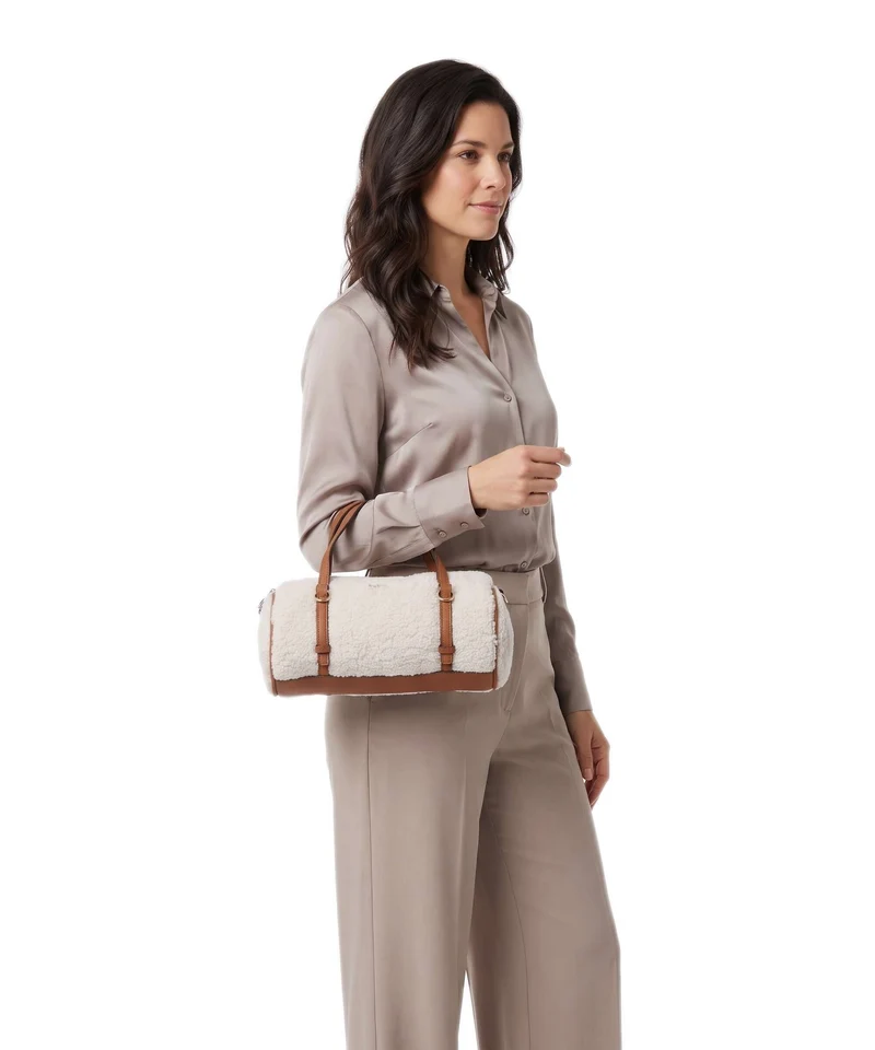 Guess Taylor Mini Sac à main off white/cognac