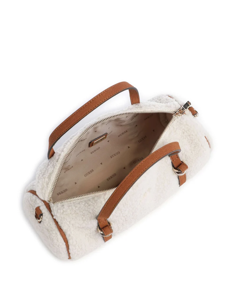 Guess Taylor Mini Sac à main off white/cognac