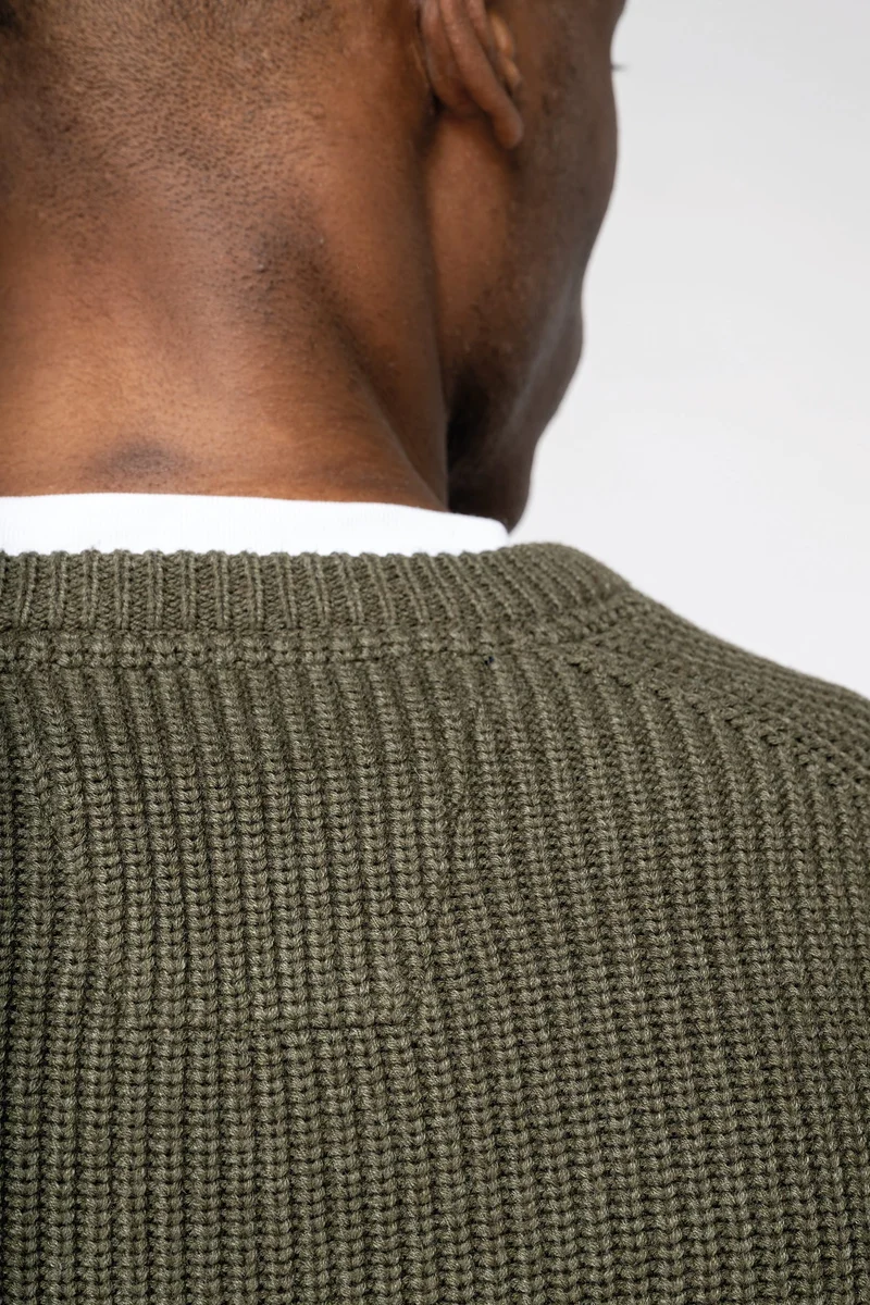 Pull à grosses mailles