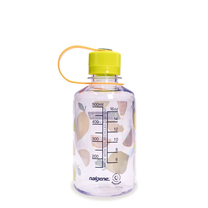 Bouteille à petit goulot Nalgene Sustain 500 ml – Lemon Print