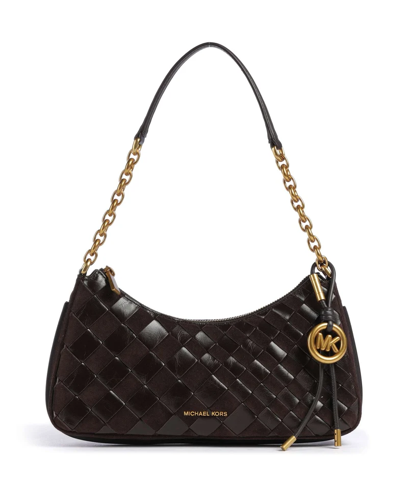 Michael Kors Nolita Medium Sac porté épaule chocolate