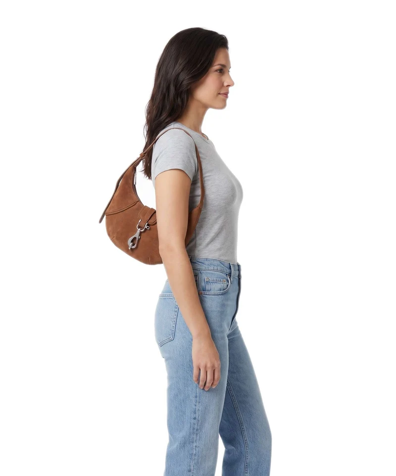 Liebeskind Ryker Suede S Sac porté épaule brown
