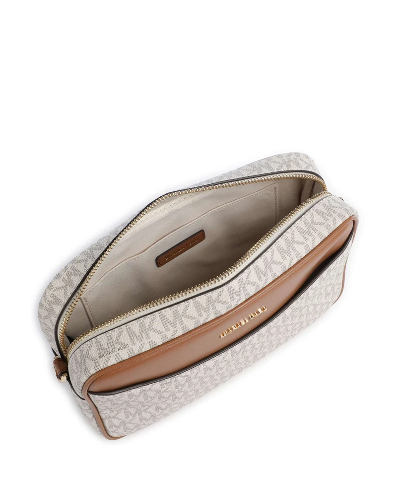 Michael Kors Bev Large Sac bandoulière vanilla/acorn