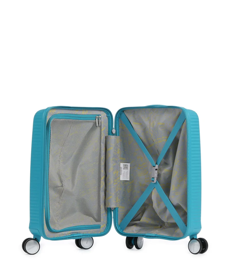 American Tourister Soundbox Mini Valise enfant à roulettes deep teal