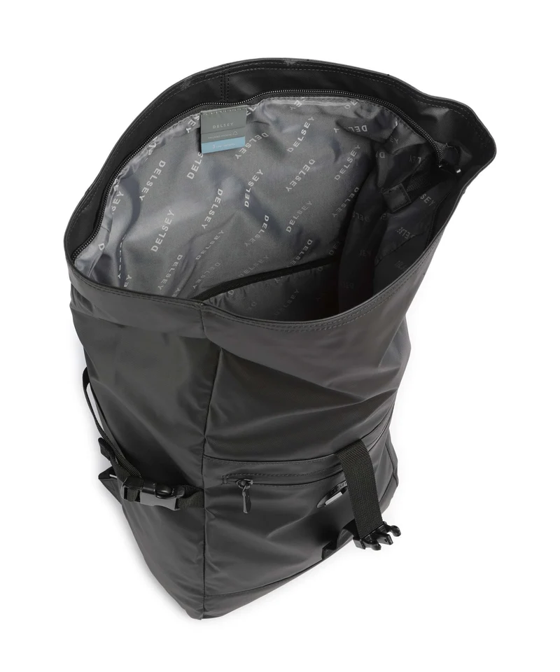 Delsey Paris Element 2.0 Sac à dos roll-top black