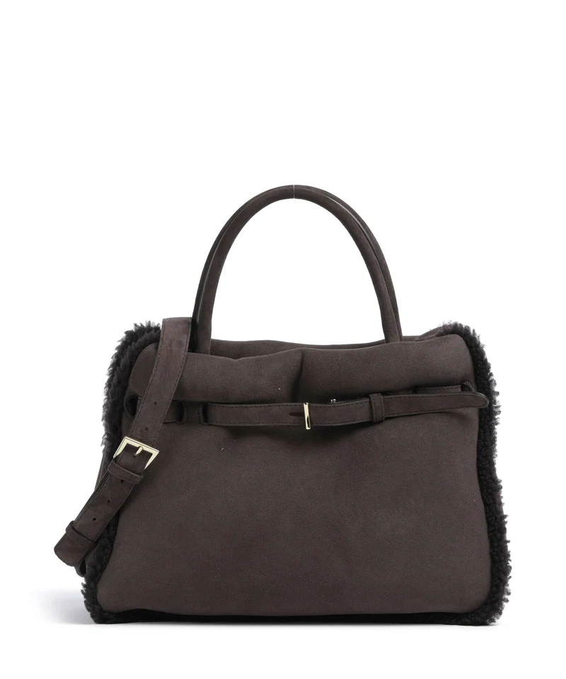 Abro Shearling Jill Sac à main dark brown