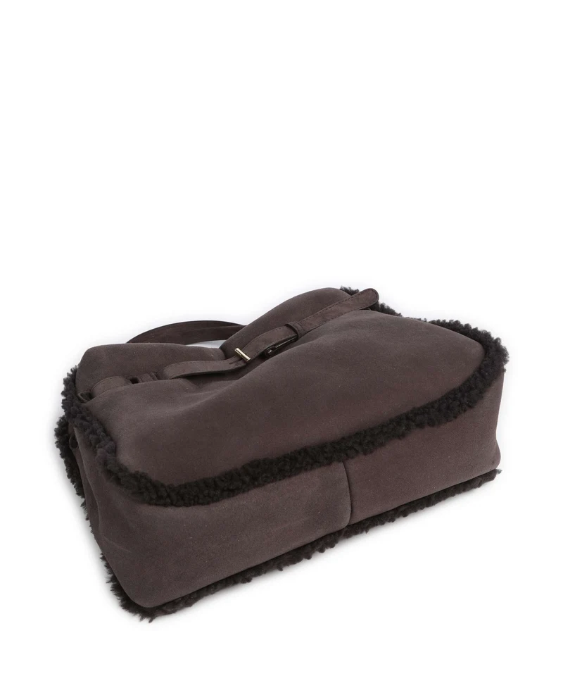 Abro Shearling Jill Sac à main dark brown