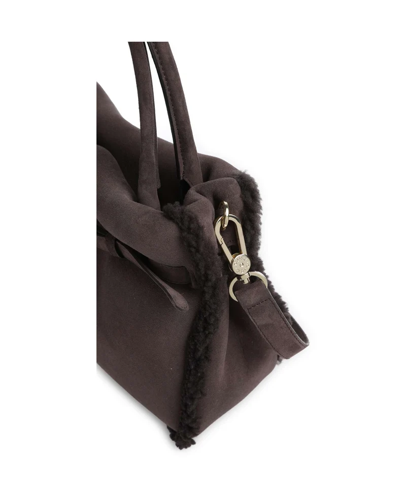 Abro Shearling Jill Sac à main dark brown