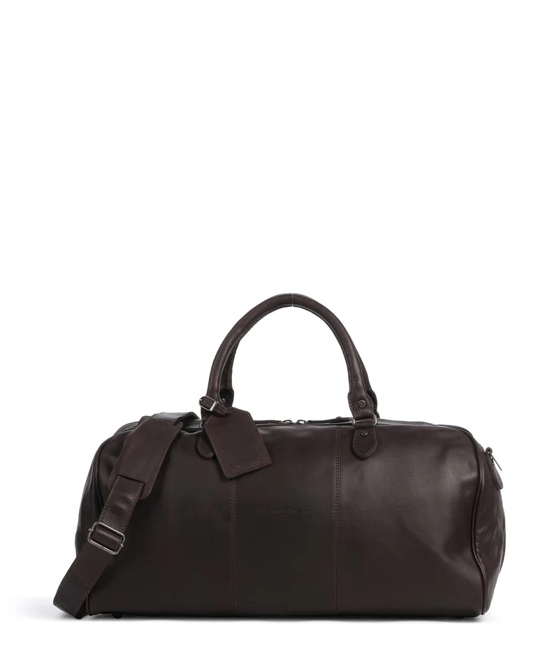 The Chesterfield Brand Wax Pull Up Cow William II Sac week-end brown