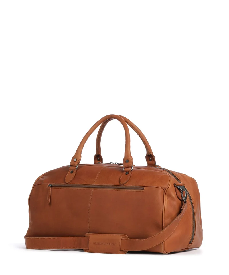 The Chesterfield Brand Wax Pull Up Cow William II Sac week-end cognac