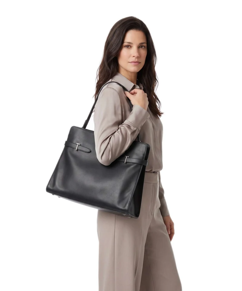 Le Tanneur Emy Sac fourre-tout black