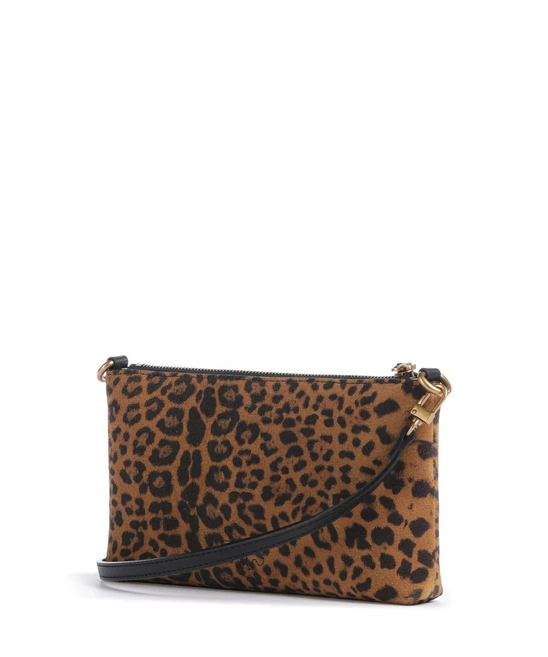 Pinko Flat Horizontal Mini Sac bandoulière maculato/marrone/antique gold