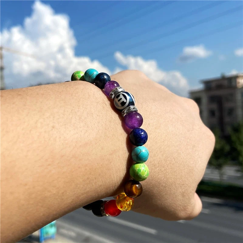 Bracelet 7 chakras, Zodiac | Djeili™