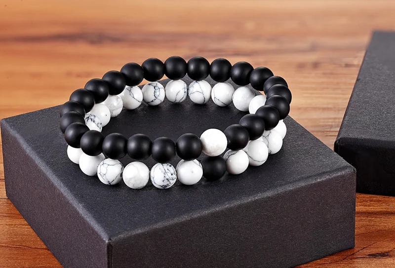 Bracelet pierre de lave, Onyx |Tyham™