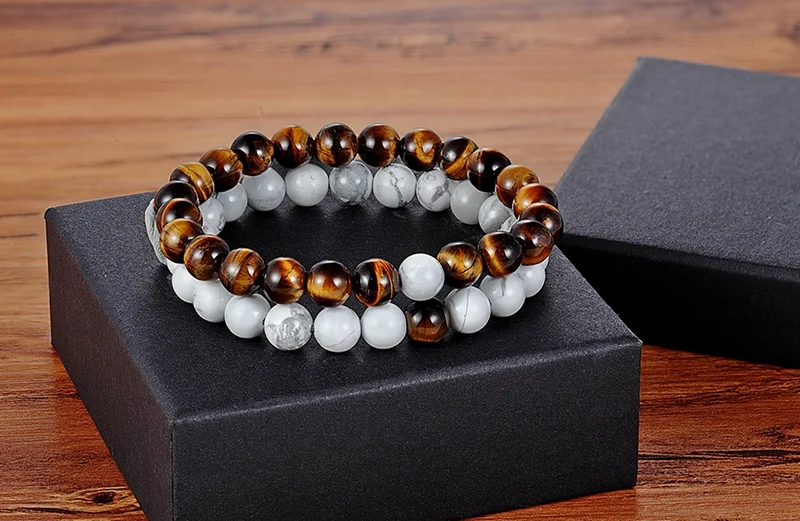 Bracelet pierre de lave, Onyx |Tyham™