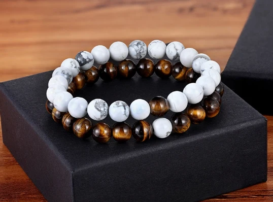 Bracelet pierre de lave, Onyx |Tyham™