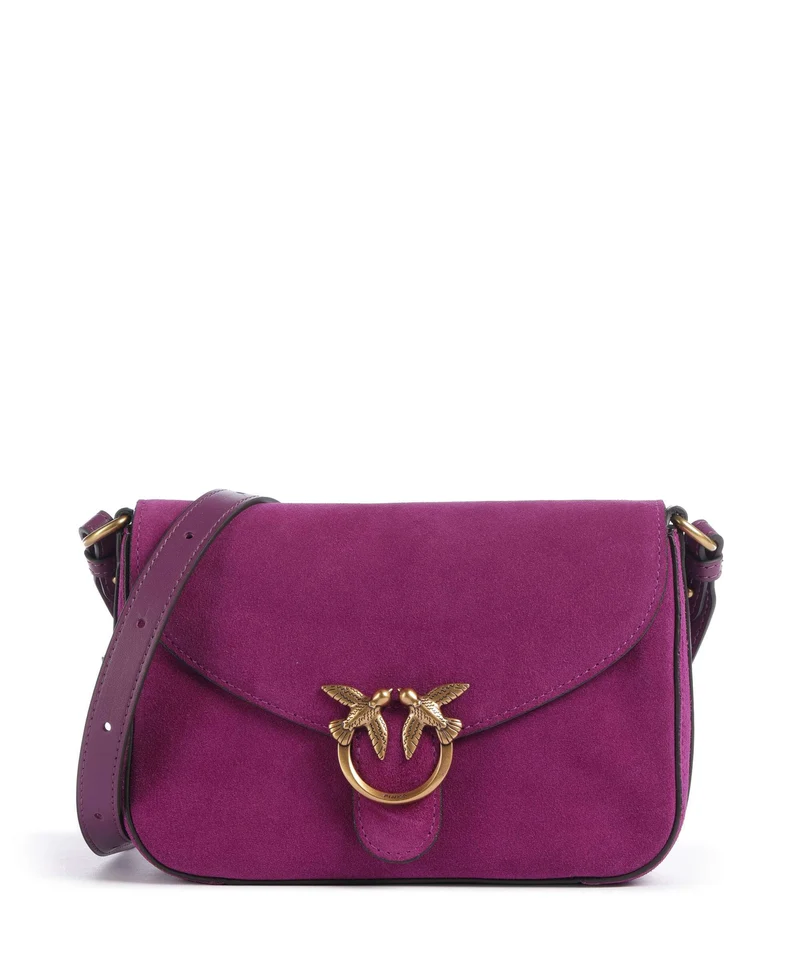 Pinko Love Mini Sac bandoulière violet/gold