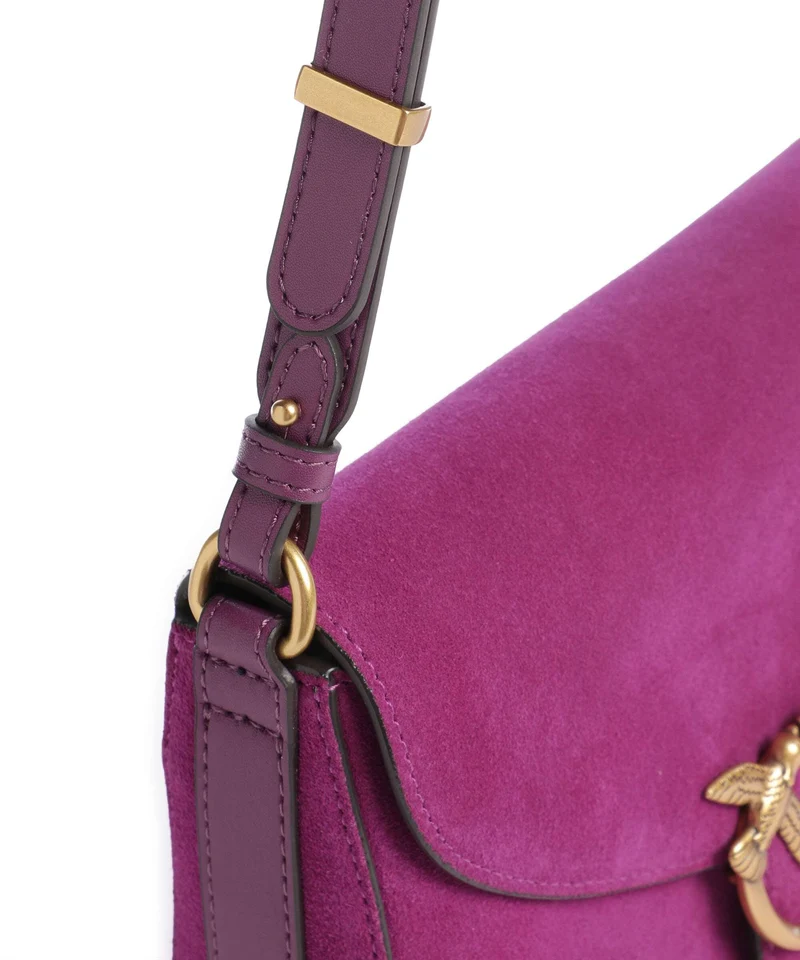 Pinko Love Mini Sac bandoulière violet/gold