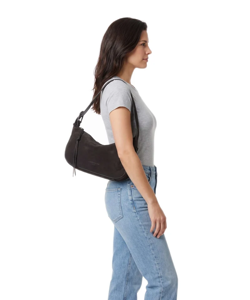 Liebeskind Ines Suede M Sac porté épaule deep soil