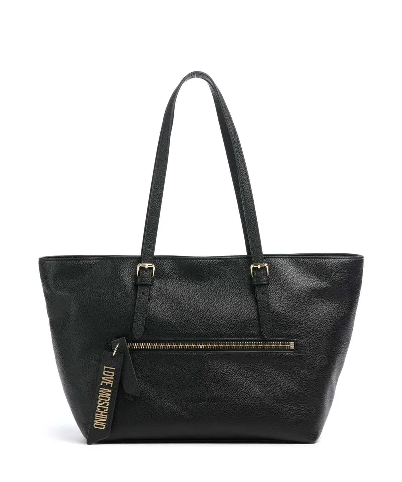 Love Moschino Signature Cabas nero