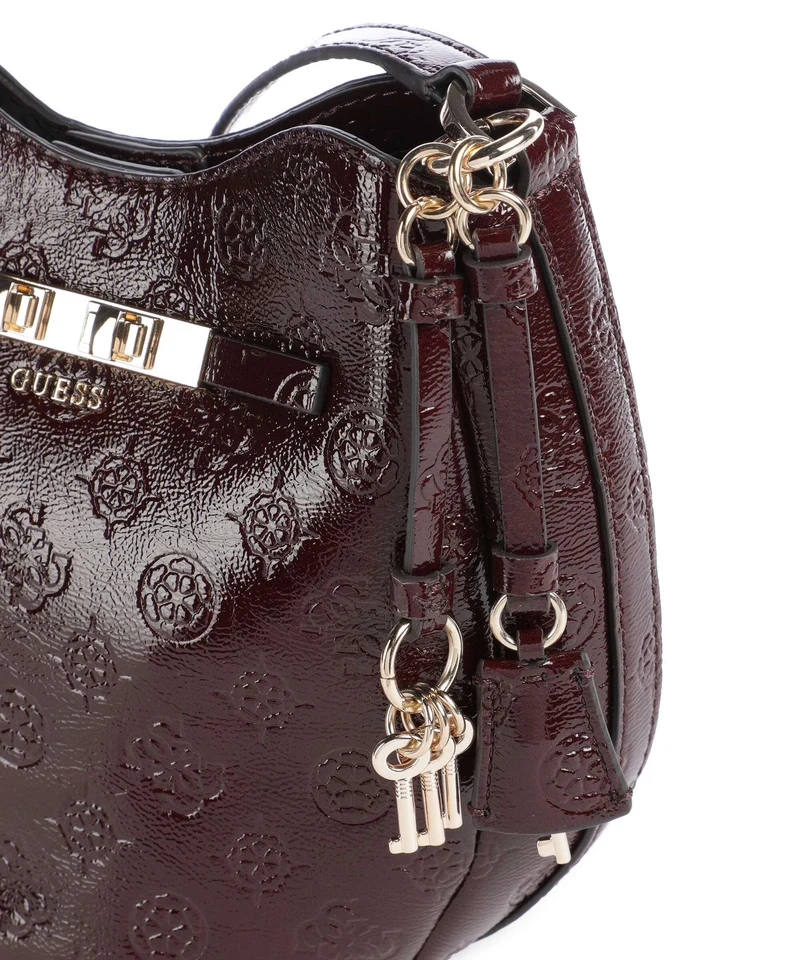 Guess Carmella Sac seau burgundy logo