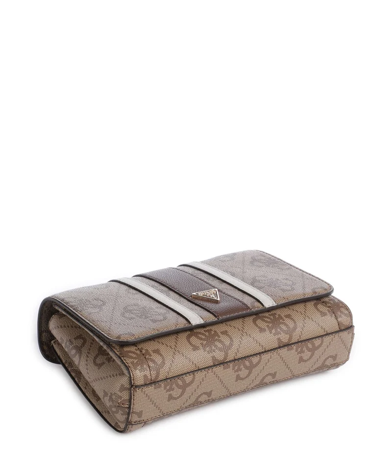 Guess Noelle II Sac porté épaule latte logo/brown