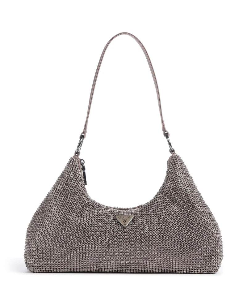 Guess Jewels Sac porté épaule pewter