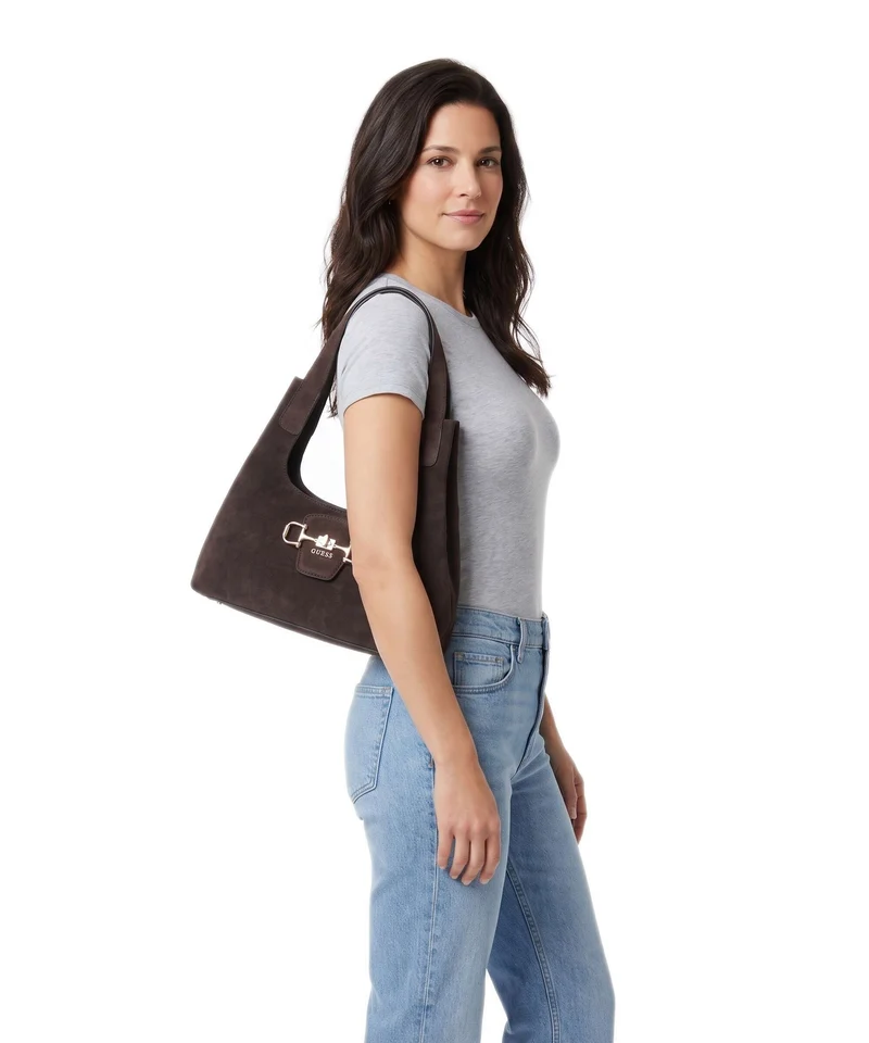 Guess Sunset Small Sac porté épaule espresso