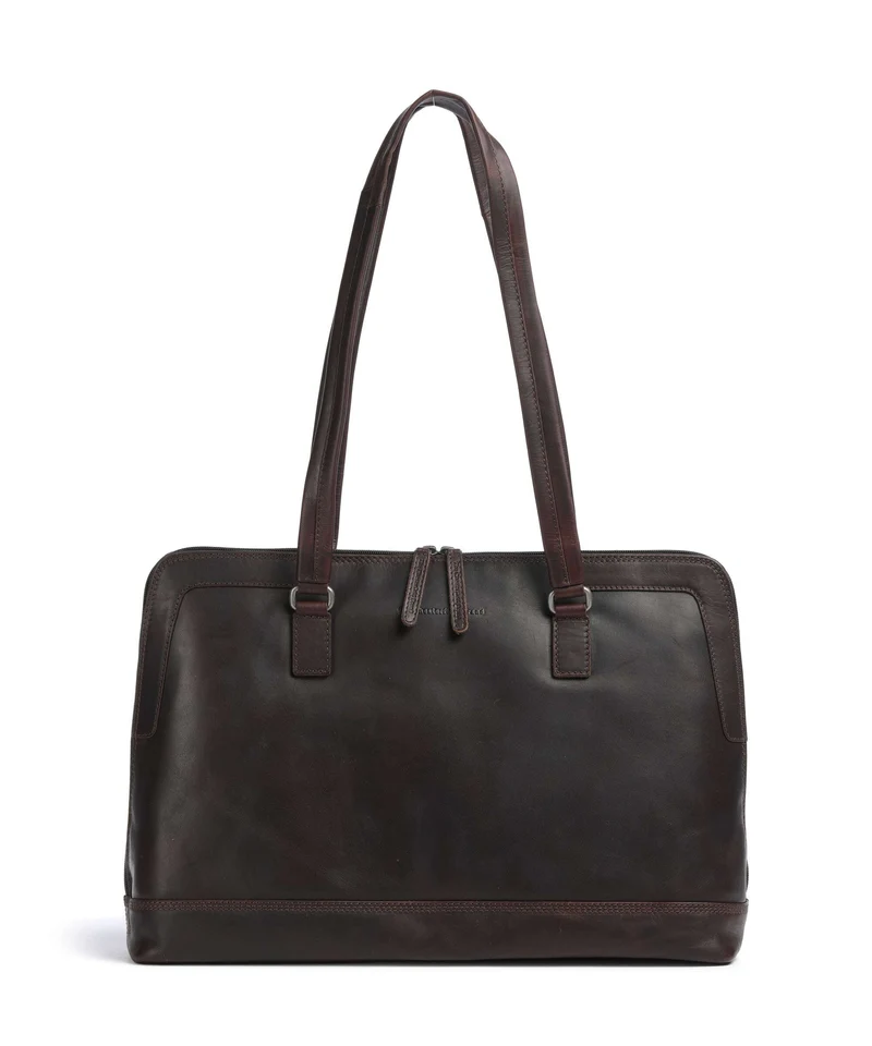 The Chesterfield Brand Wax Pull Up Cow Isara Cabas brown