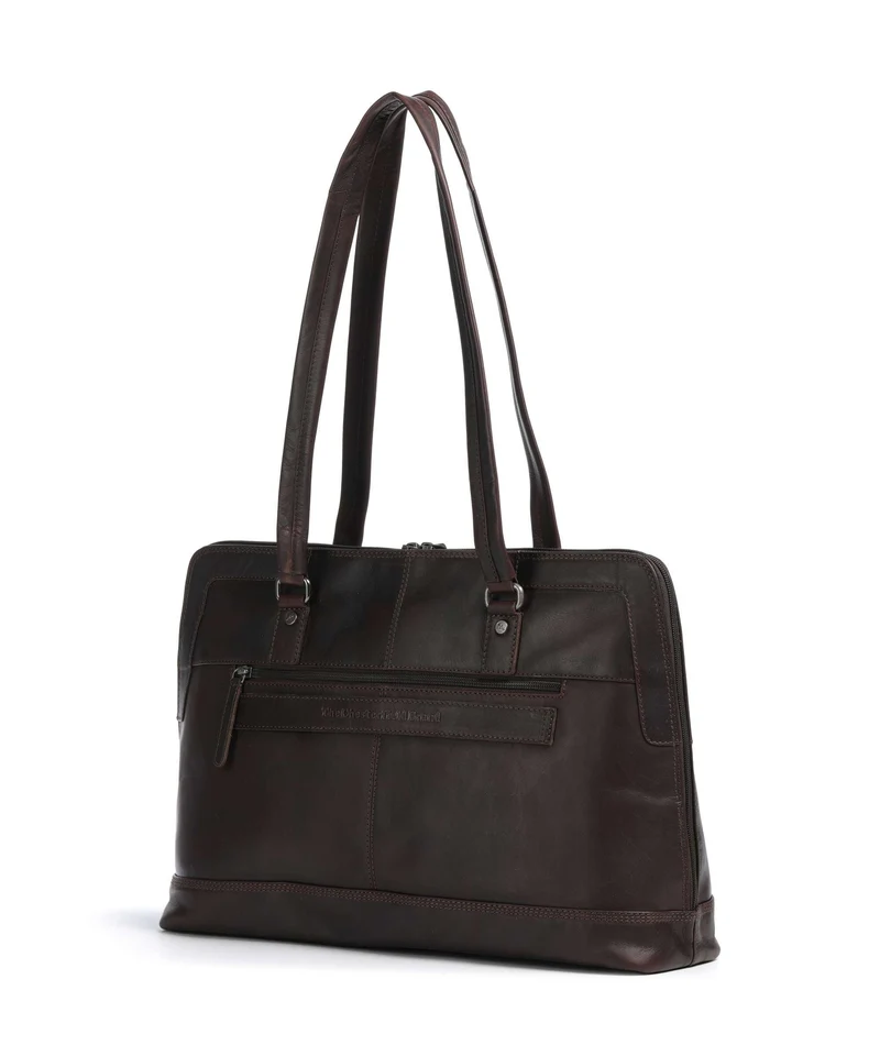 The Chesterfield Brand Wax Pull Up Cow Isara Cabas brown