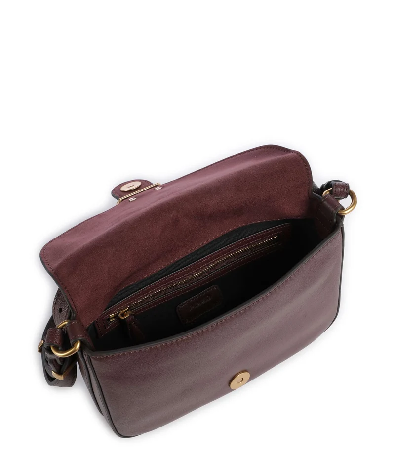 Pinko Love Mini Sac porté épaule burgundy/gold