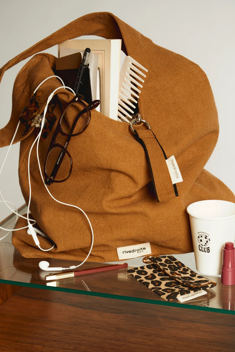 Richelieu le sac hobo - Polycoton Recyclé Camel