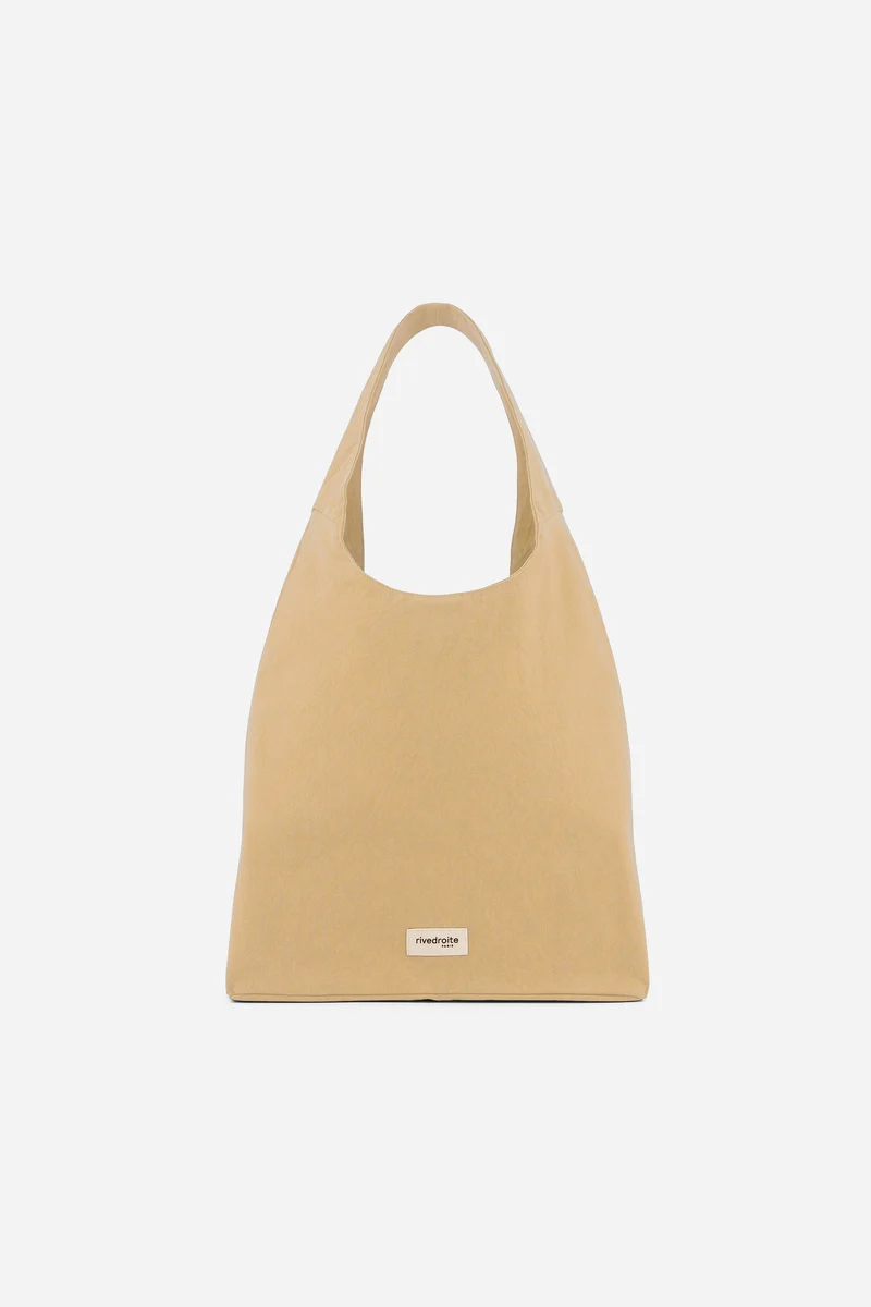 Richelieu le sac hobo - Polycoton Recyclé Beige