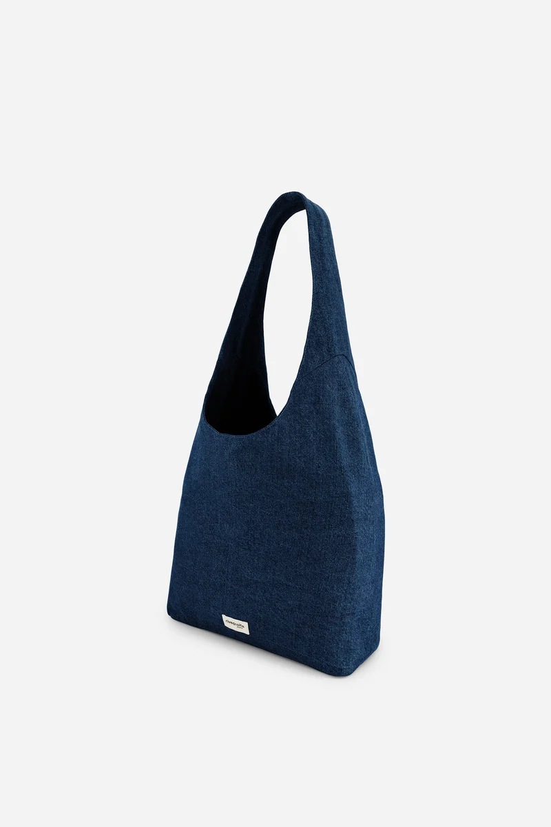 Richelieu le sac hobo - Denim Brut recyclé