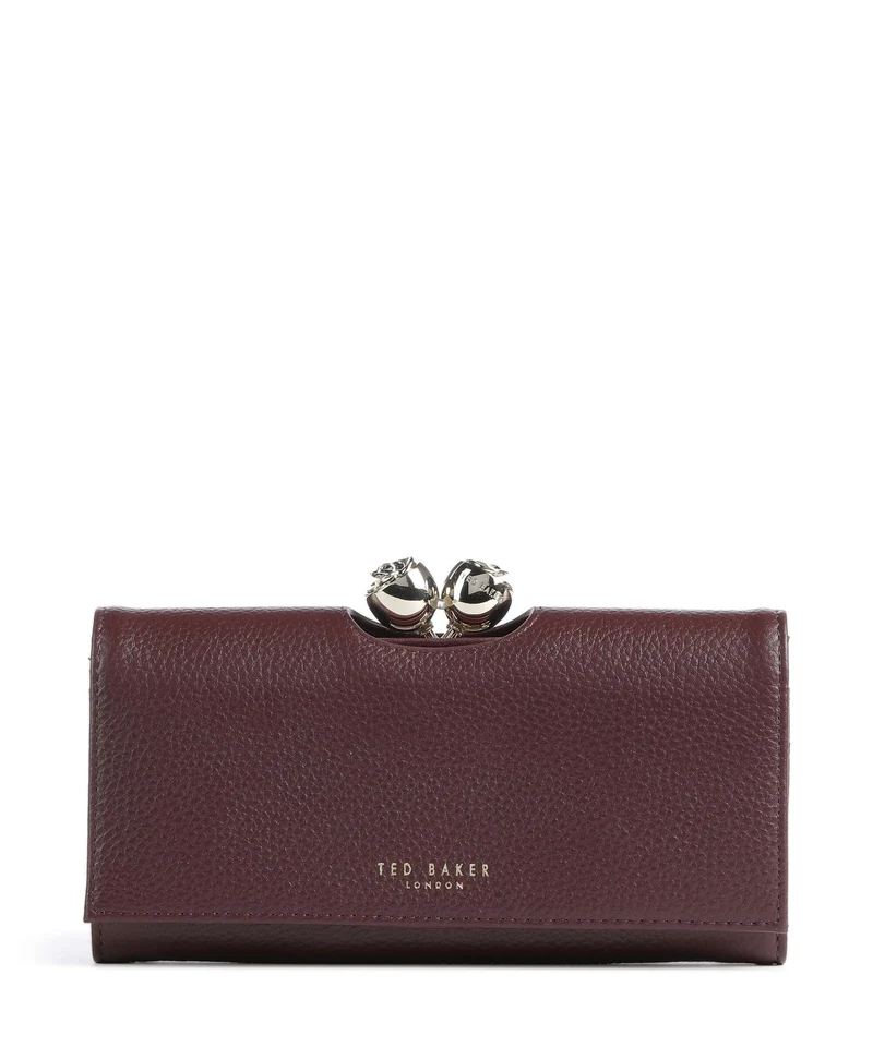 Ted Baker Roosali Portefeuille dark red