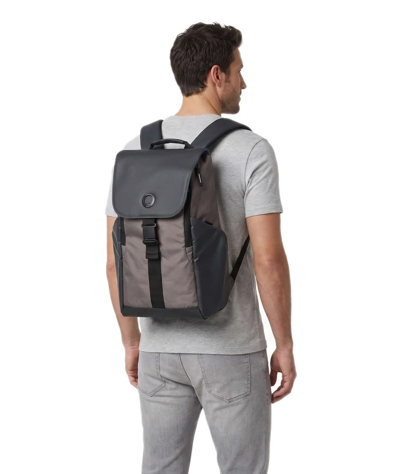 Delsey Paris Securflap Sac à dos d'ordinateur brown
