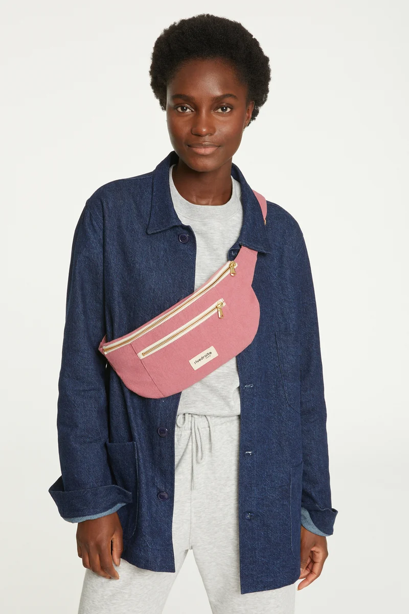 Orsel le sac banane - Coton recyclé Bois de Rose