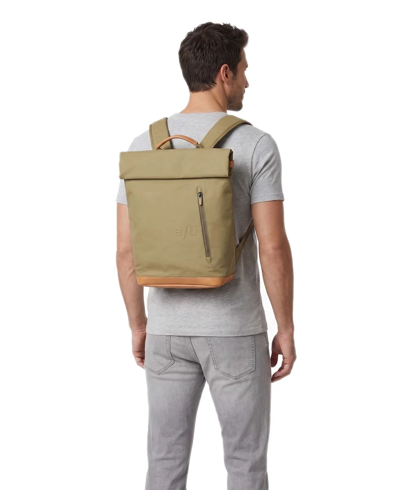 Aunts & Uncles Japan Wakayama Sac à dos roll-top olive stone