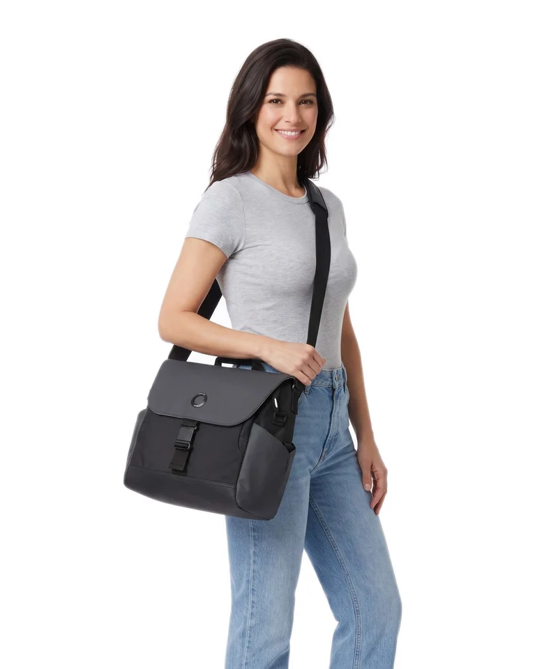 Delsey Paris Securflap Sac messager black