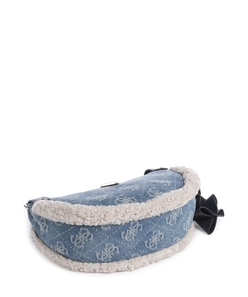 Guess Katie Sac porté épaule denim logo