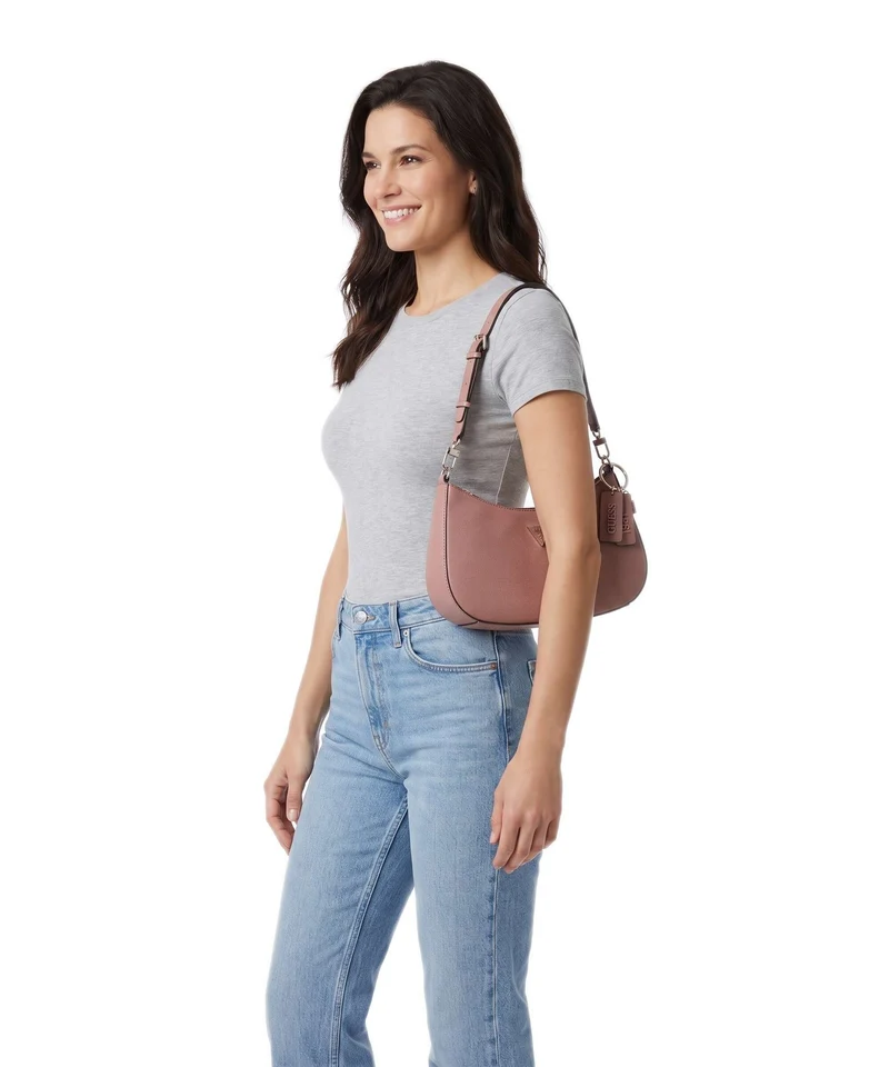 Guess Noelle II Sac porté épaule rosewood